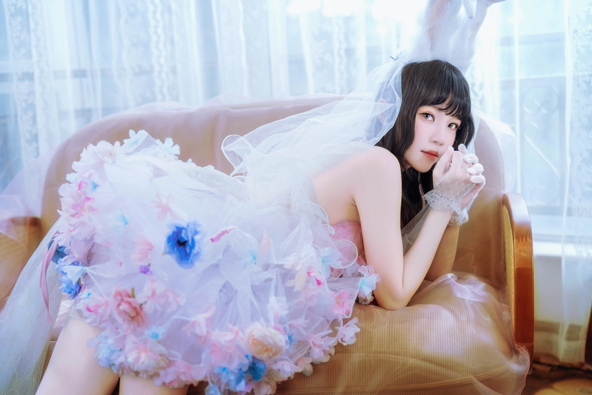 桜桃喵 - NO.187 花嫁兔 2